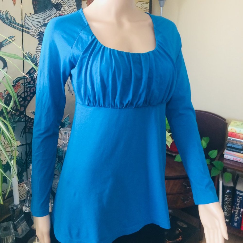 Sundance Blue Top, Size Small